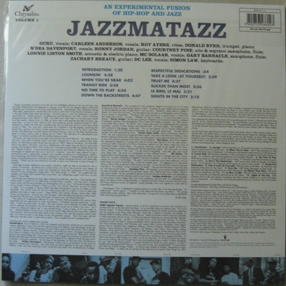 Guru – Jazzmatazz (Volume 1) Vinyl, LP, Album, Reissue EU 2014