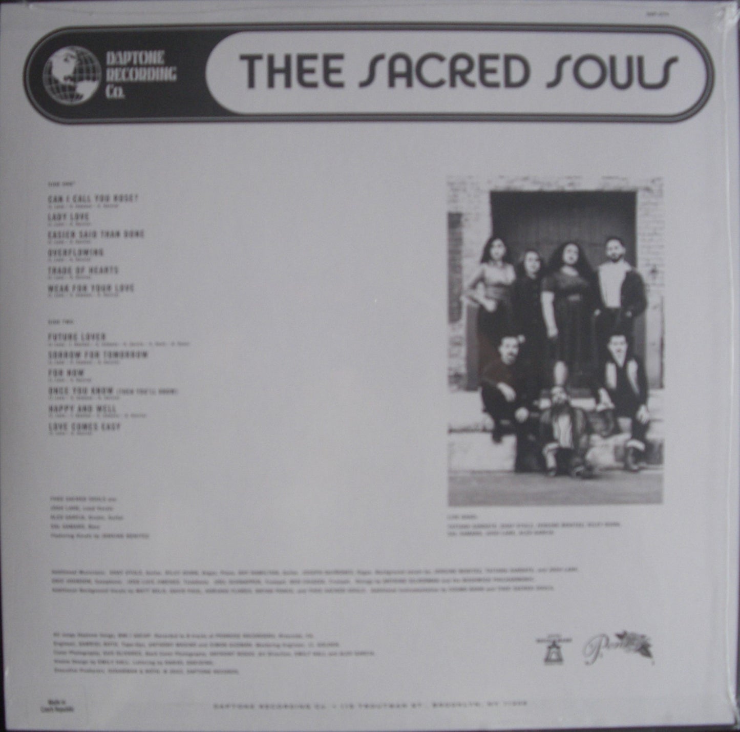 Thee Sacred Souls – Thee Sacred Souls Vinyl, LP, Album