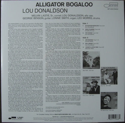 Lou Donaldson – Alligator Bogaloo Vinyl, LP, Album