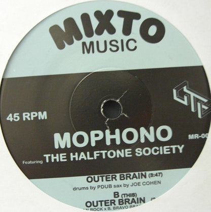Mophono + The Halftone Society – Outer Brain Vinyl, 7"