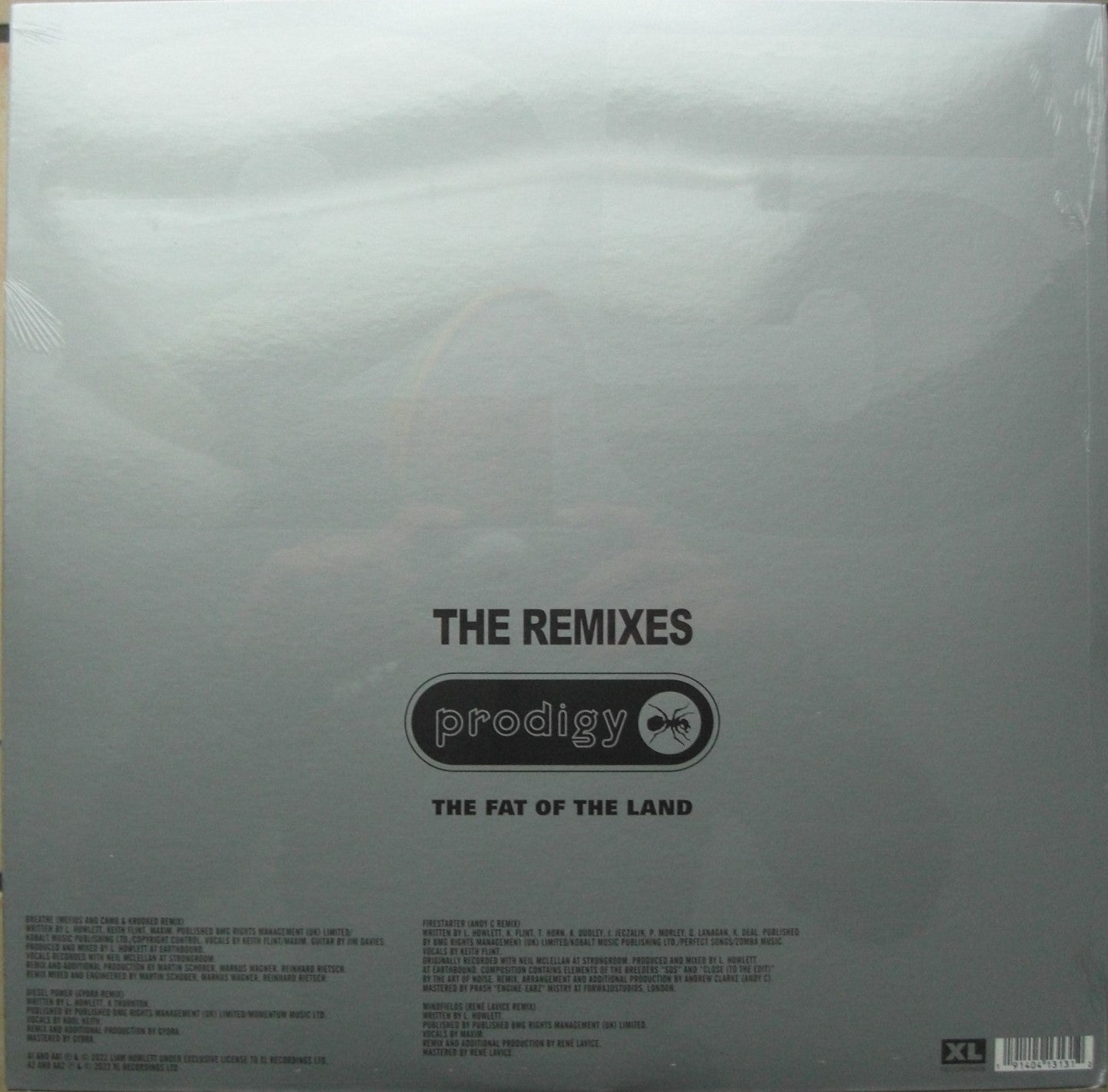 The Prodigy – The Fat Of The Land (The Remixes) Vinilo, 12" Maxi plateado