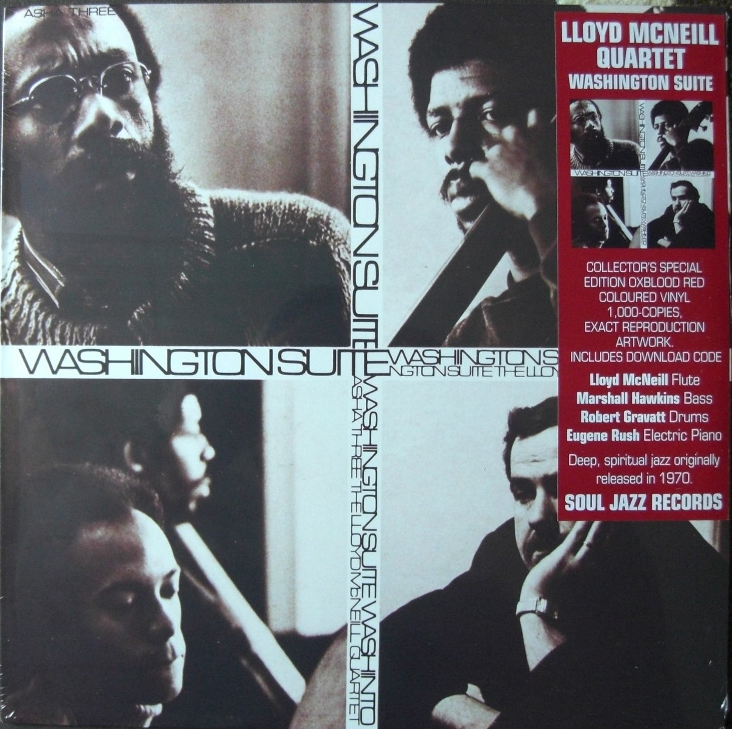 The Lloyd McNeill Quartet – Washington Suite Vinyl, LP, Album, Limited Edt red