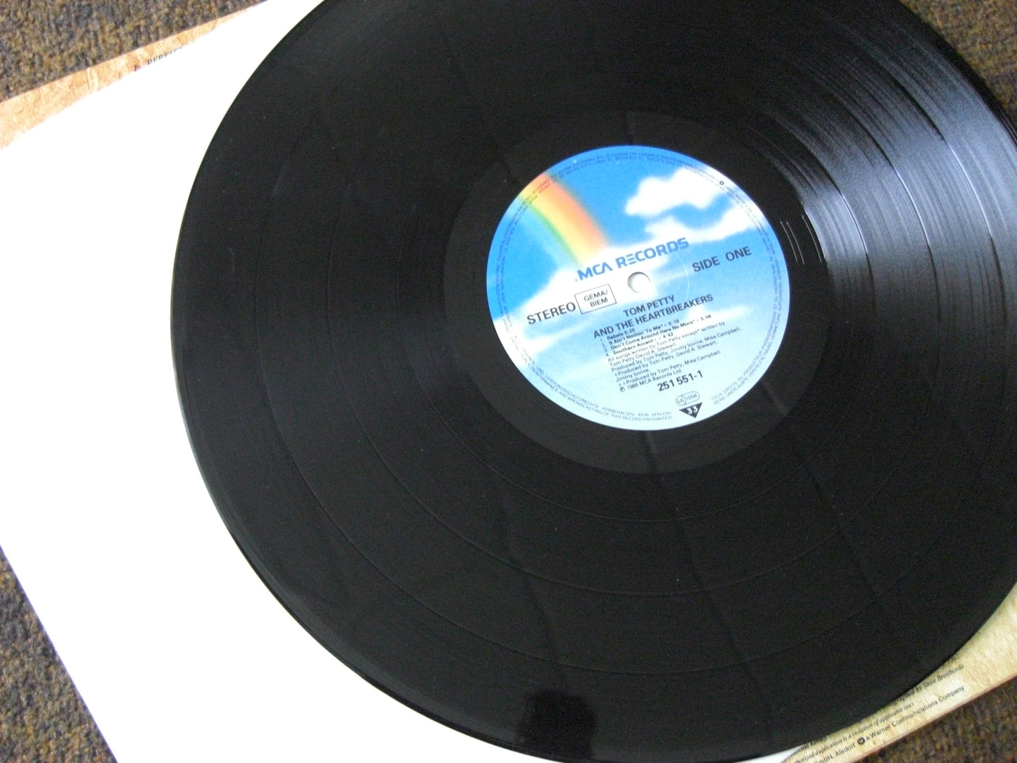 Tom Petty And The Heartbreakers – Vinilo Southern Accents, LP, Álbum UE 1985