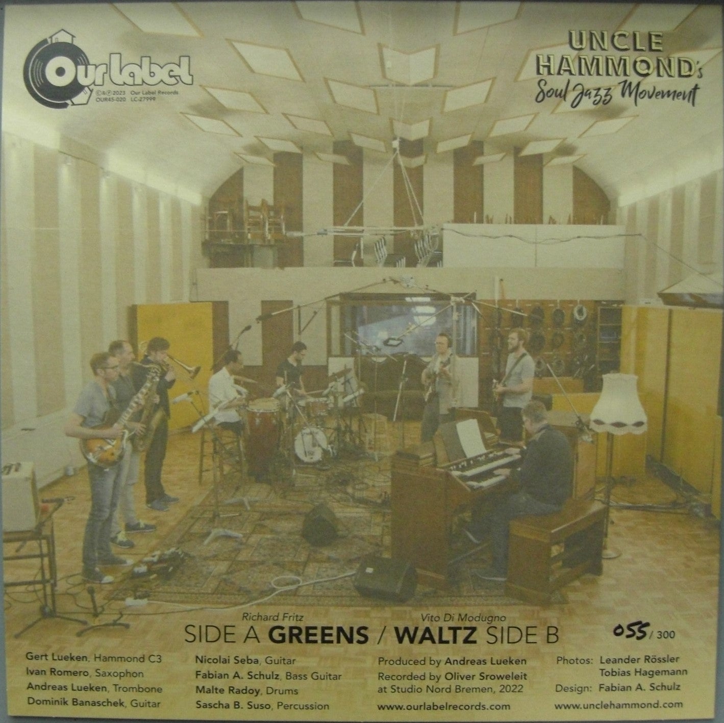 Uncle Hammond's Soul Jazz Movement – Greens / Waltz Vinyl, 7" #055