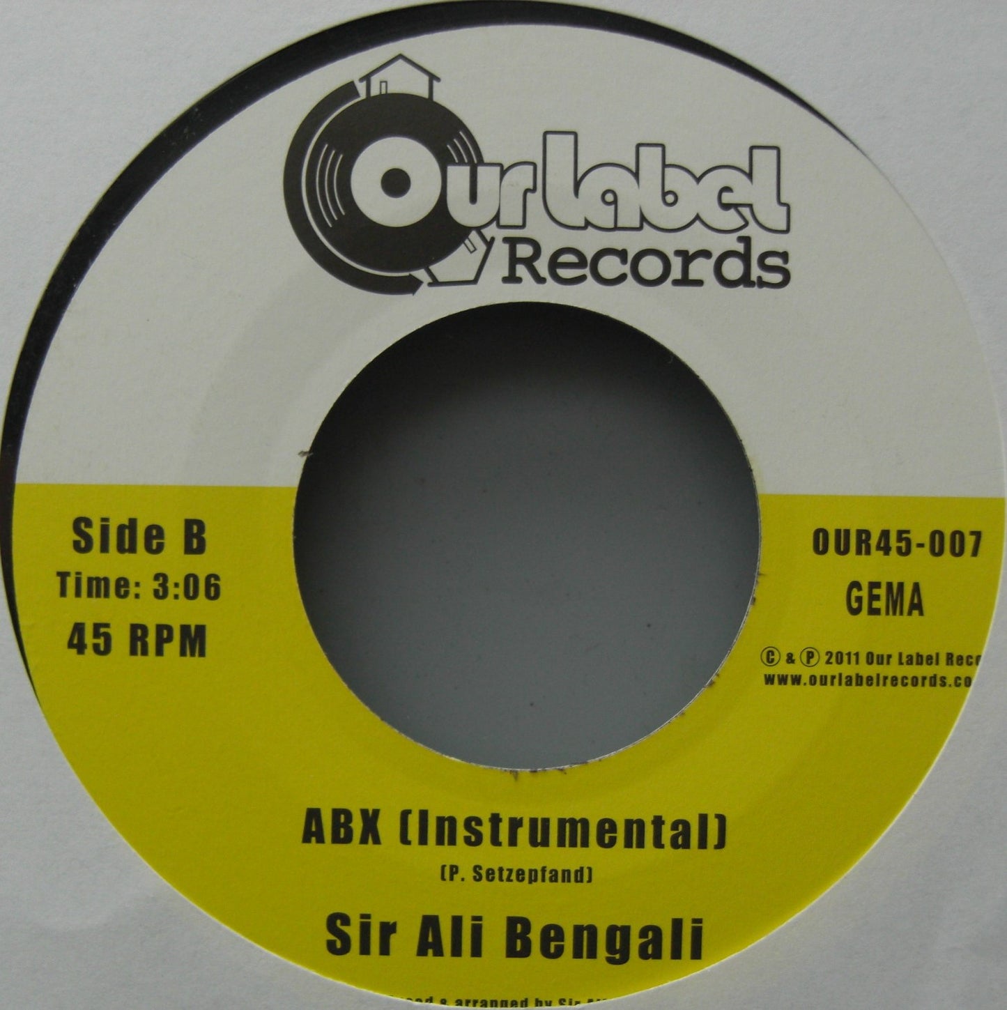Sir Ali Bengali – ABX Vinyl, 7"
