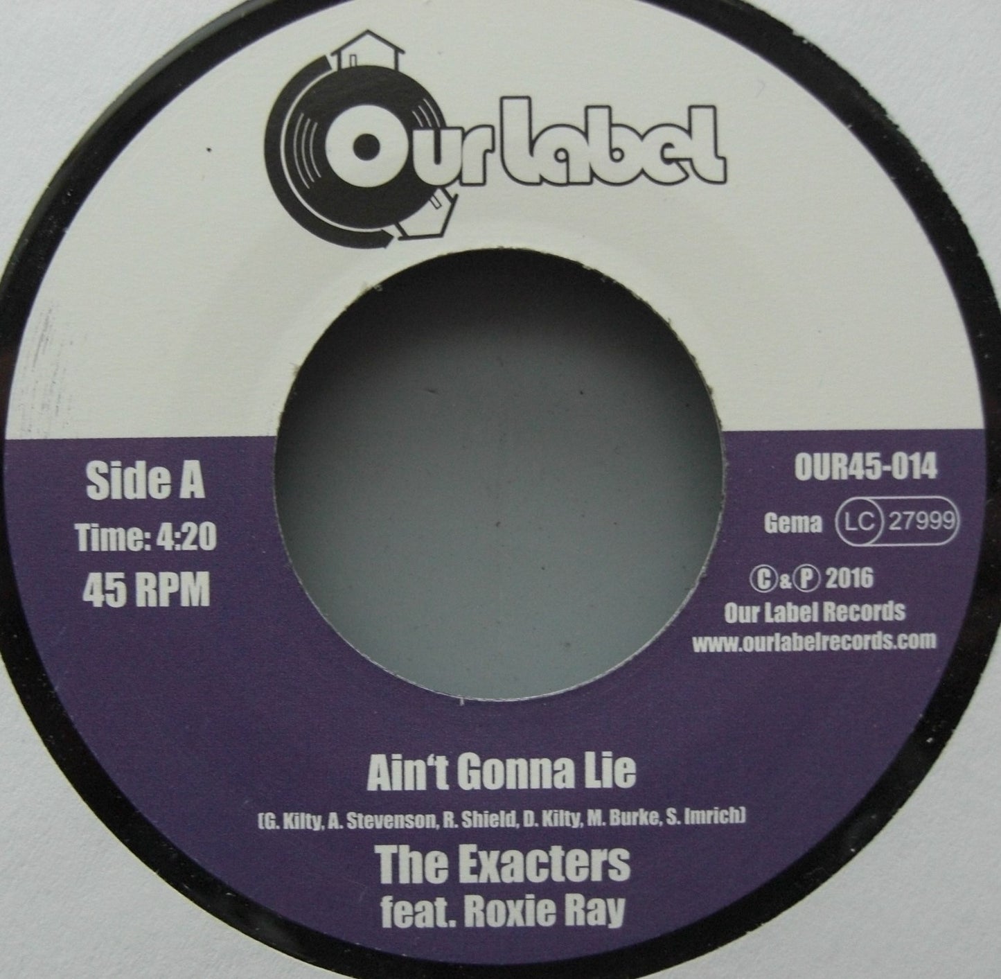 The Exacters – Ain't Gonna Lie Vinyl, 7"