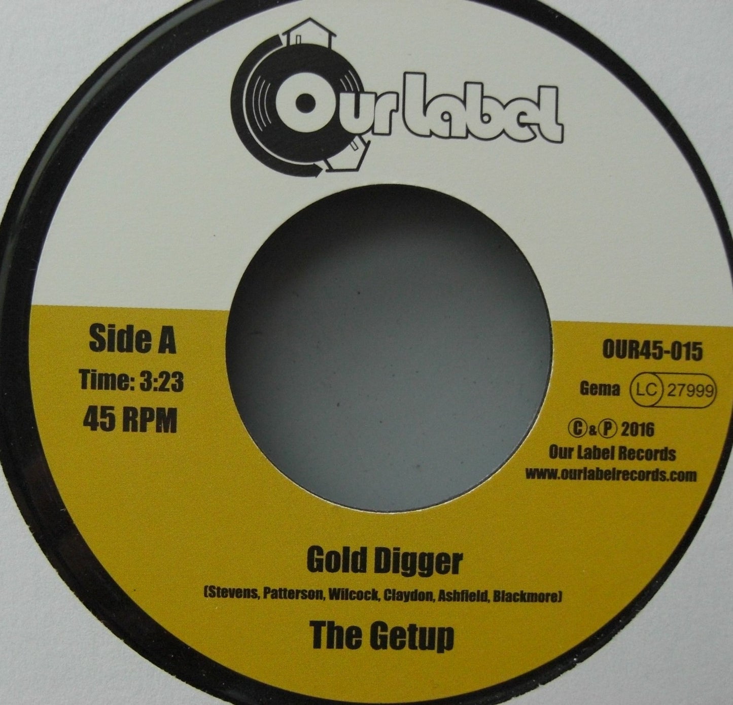 The Getup – Vinilo Gold Digger, 7"