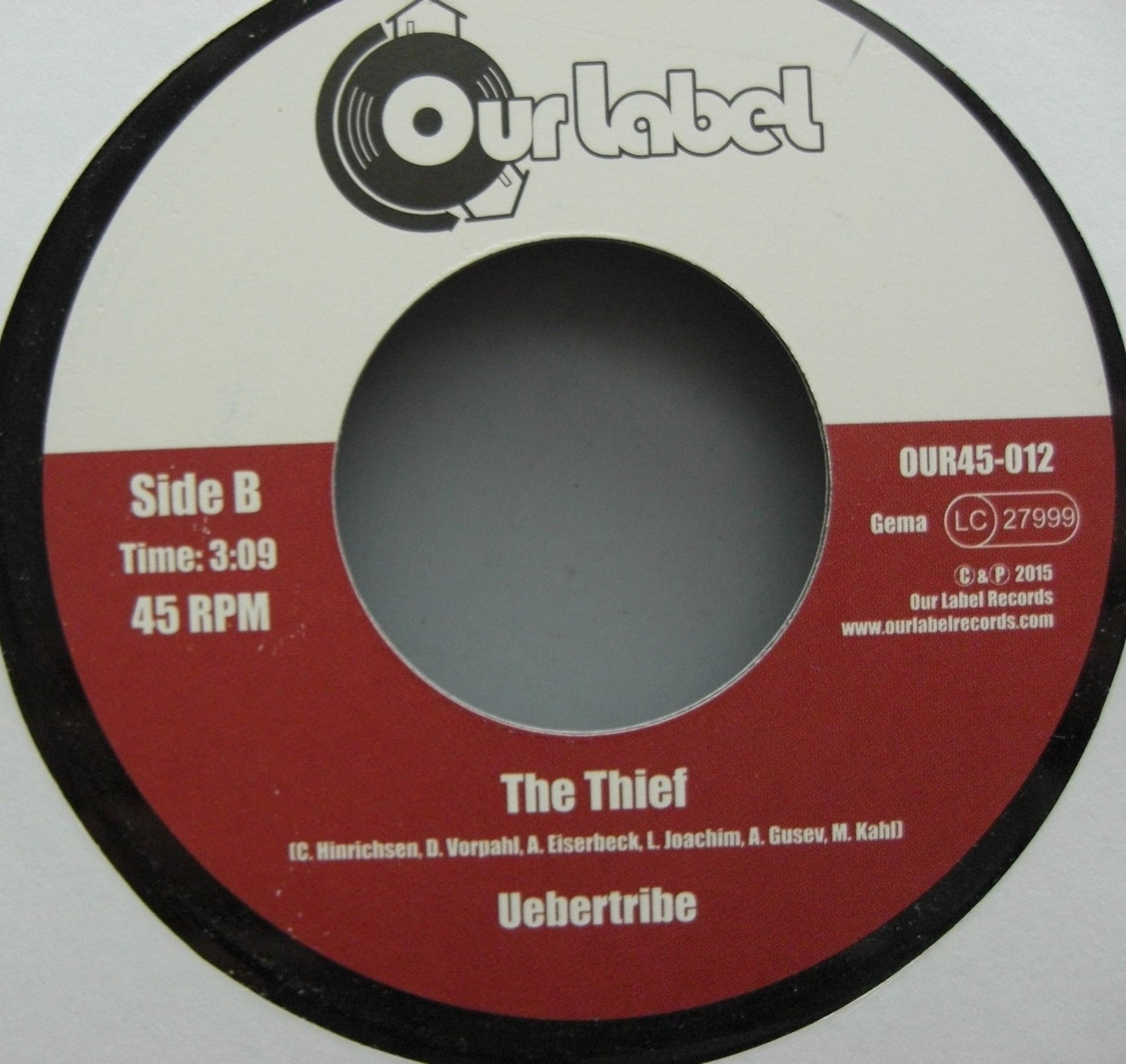Uebertribe – Game Over The Thief Vinyl, 7" #024