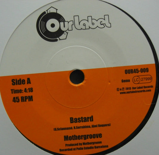 Mothergroove – Bastard / The Jam Vinyl, 7"