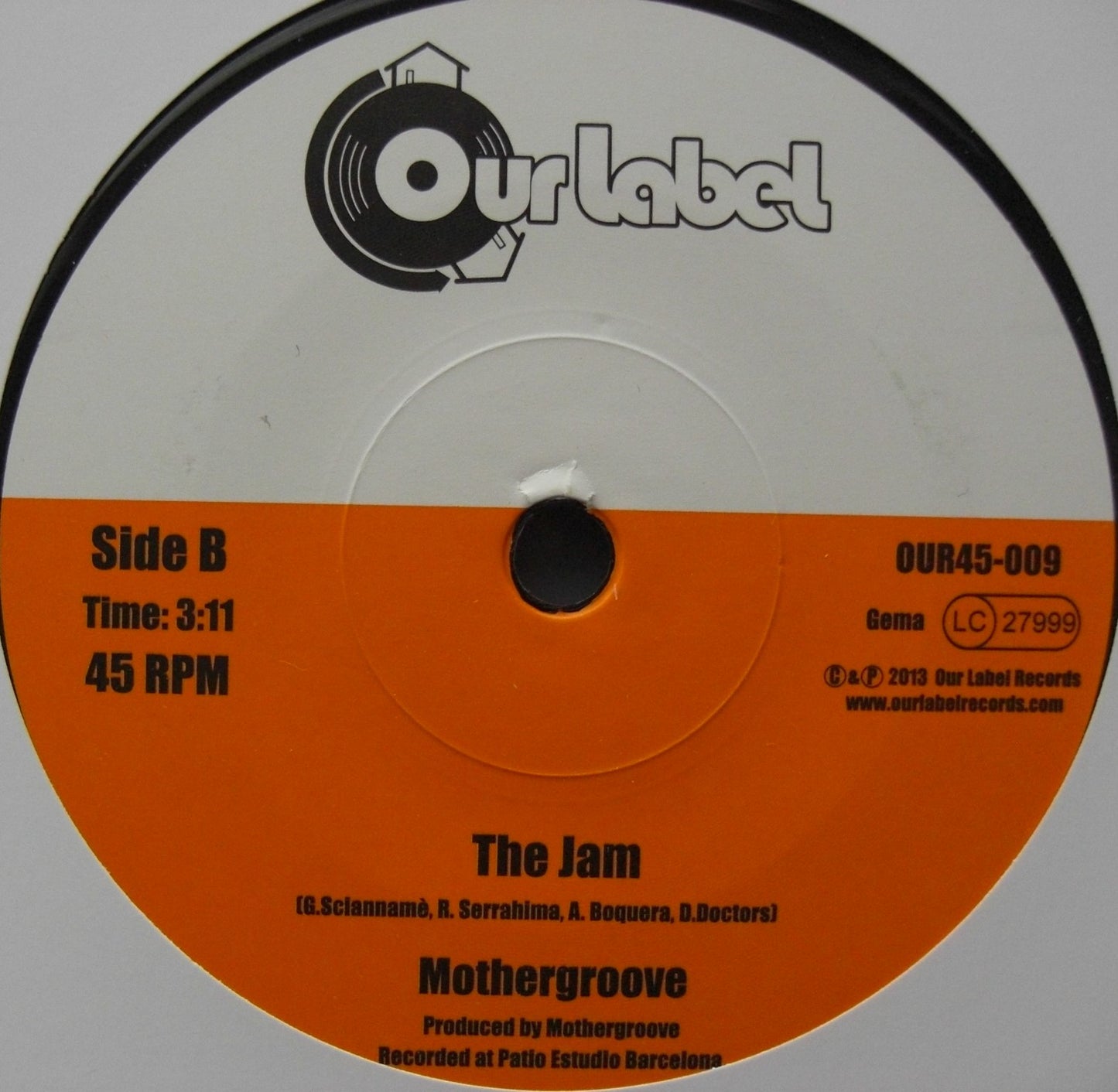 Mothergroove – Bastard / The Jam Vinyl, 7"