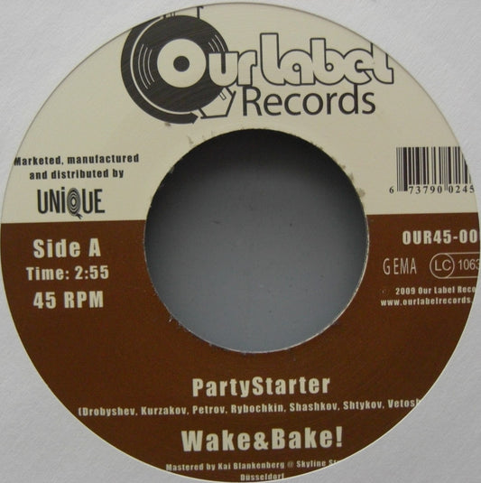 Wake&Bake! – PartyStarter / Soul Woman Vinyl, 7"