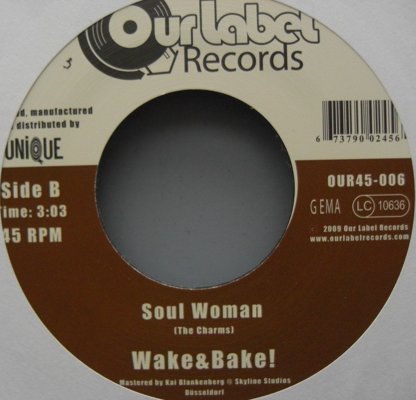 Wake&amp;Bake! – PartyStarter / Soul Woman Vinyl, 7"