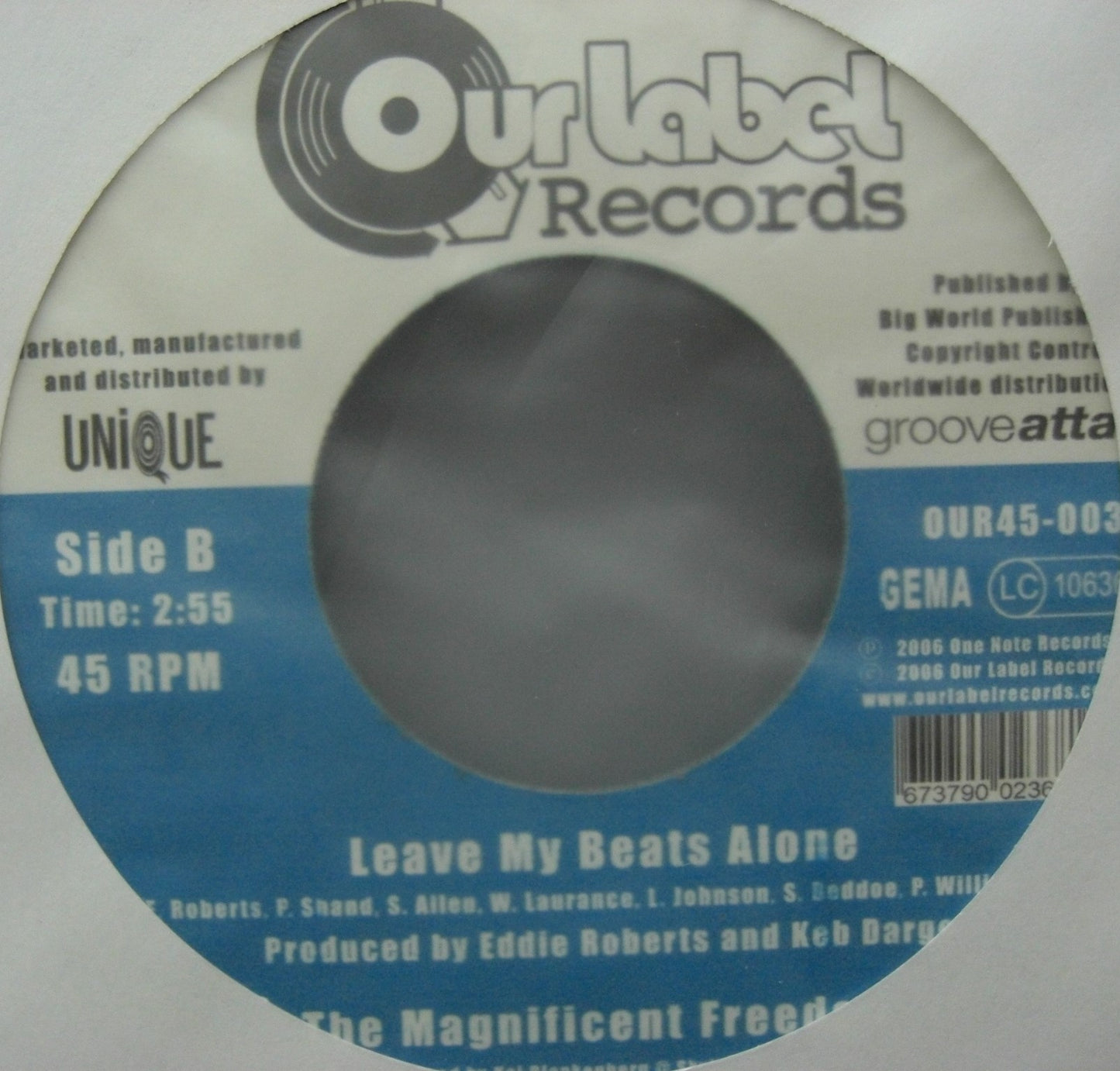 The Magnificent Freedom – F*ck Off And Leave Me Alone Vinyl 7"