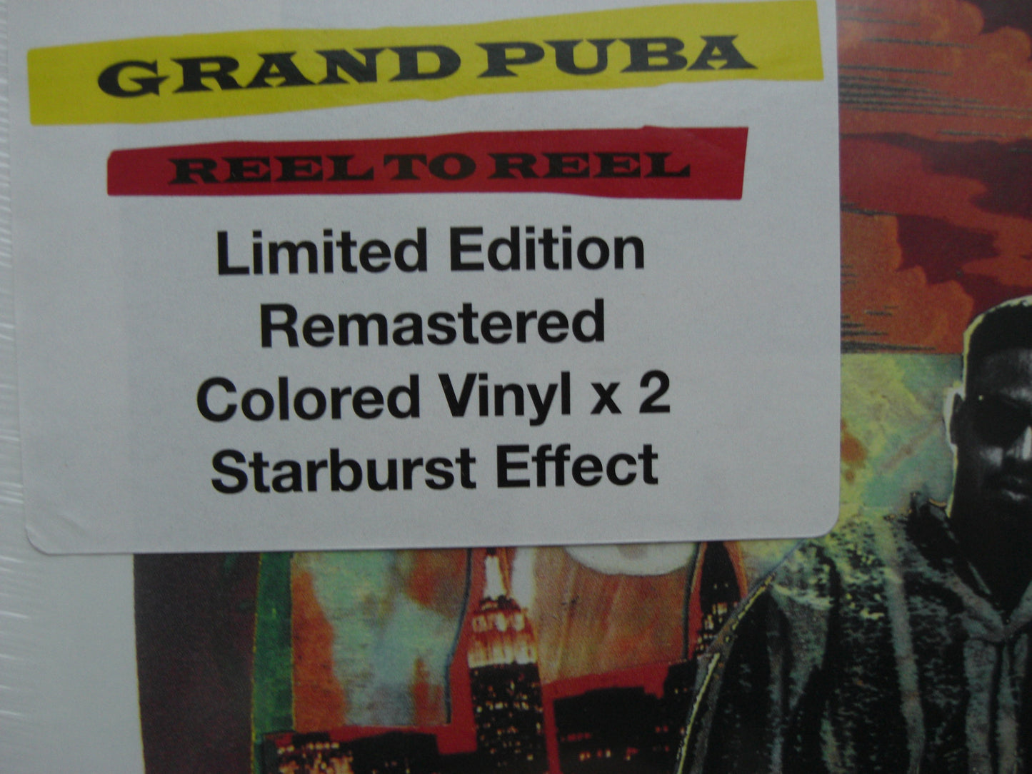 Grand Puba – Reel To Reel 2x LP Album orange+yellow/ blue+white