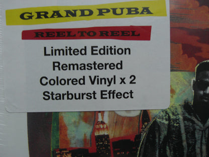 Grand Puba – Reel To Reel 2x LP Album orange+yellow/ blue+white