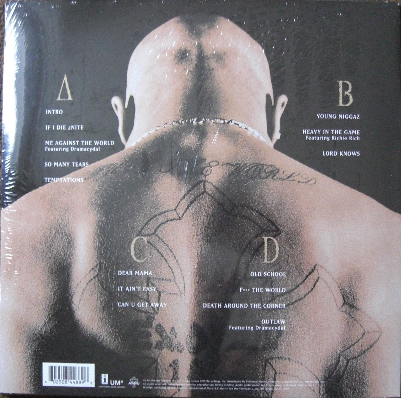 2Pac – Me Against The World 2x Vinilo, LP, Álbum