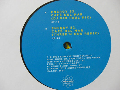 Energy 52 – Café Del Mar Vinyl, 12" Maxi (DJ Kid Paul/ Three'n One)