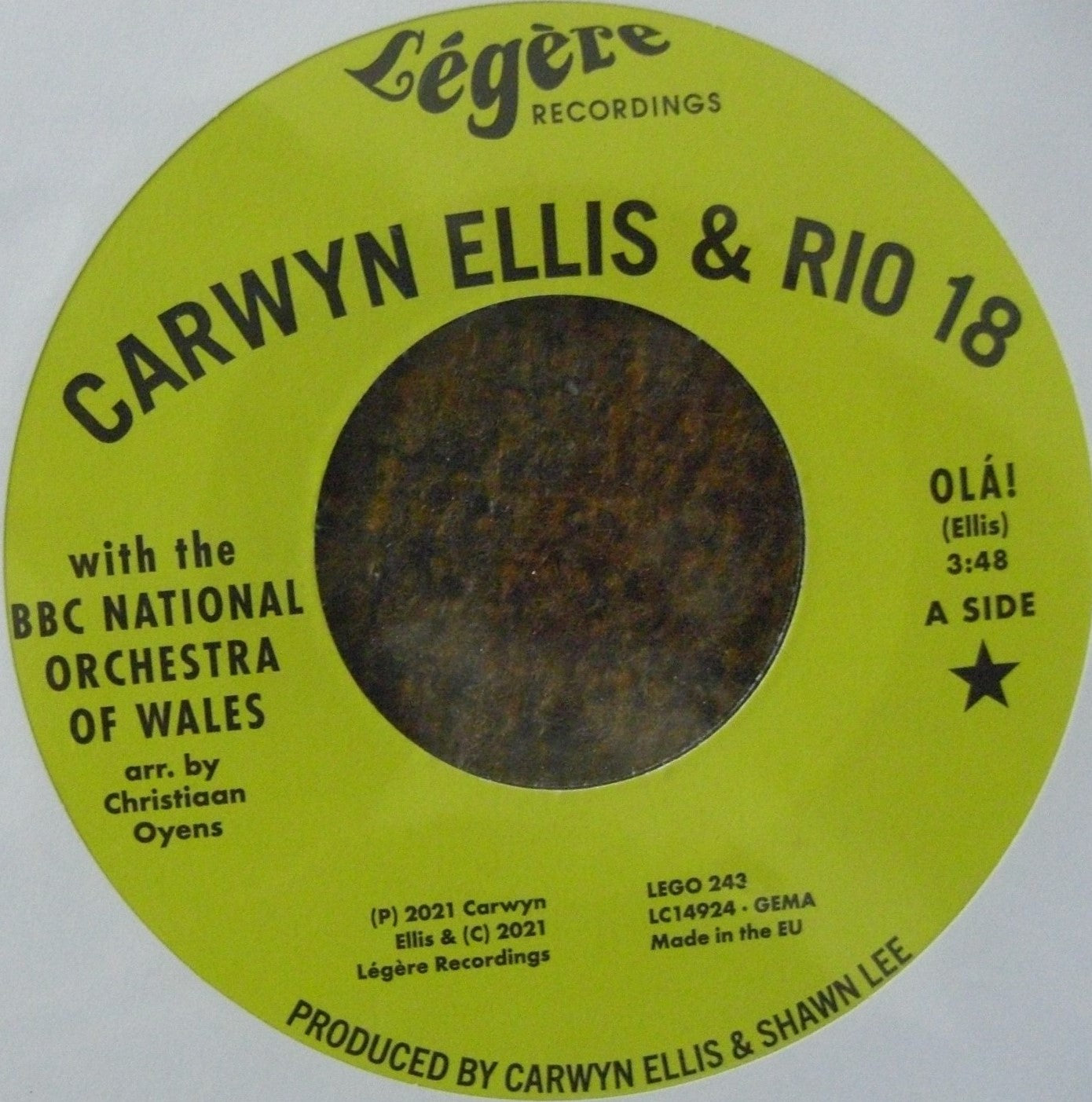 Carwyn Ellis &amp; Rio 18 - Olá! Vinyl, 7"