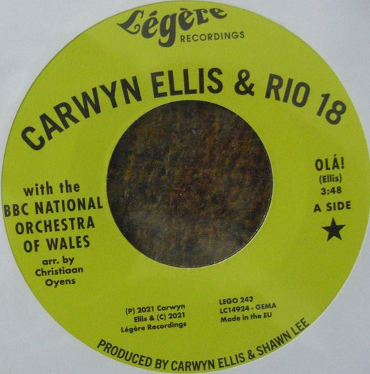 Carwyn Ellis &amp; Rio 18 - Olá! Vinyl, 7"