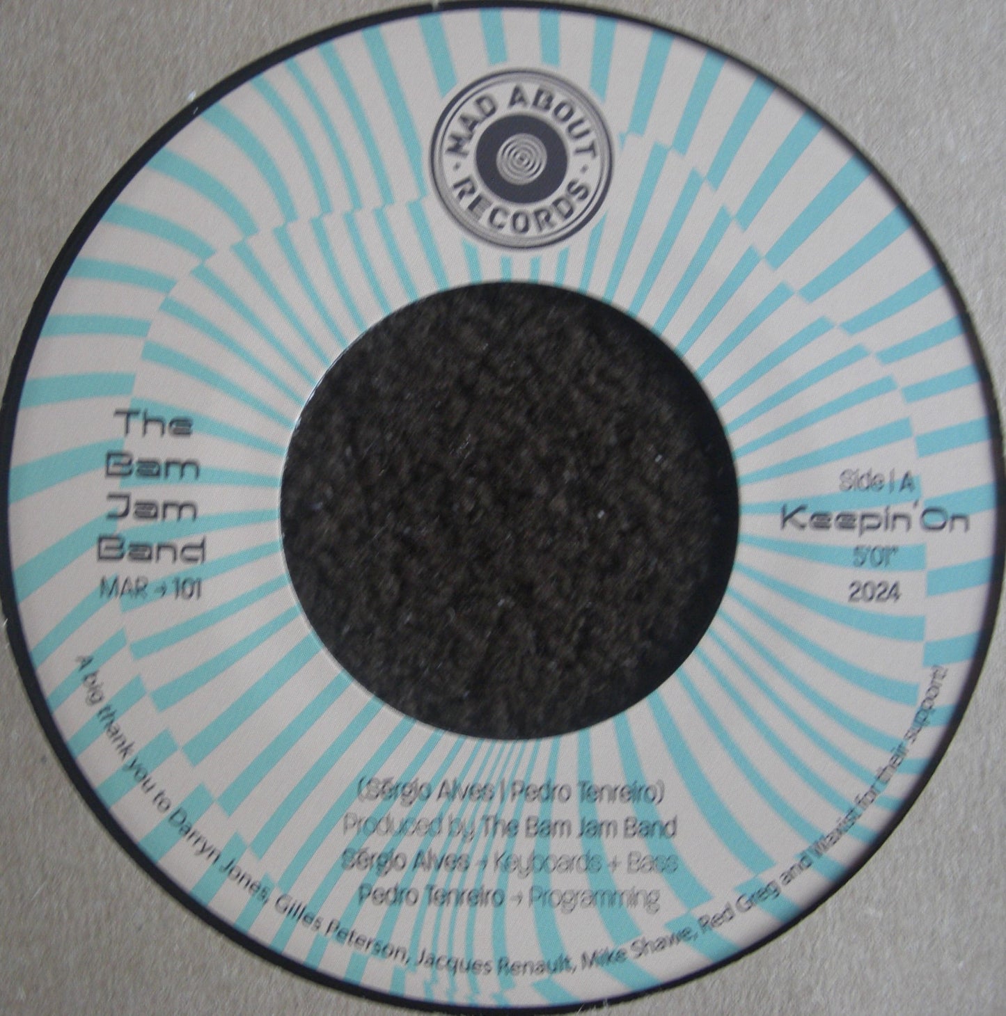The Bam Jam Band – Keepin' On / Something About Love Vinyl, 7"