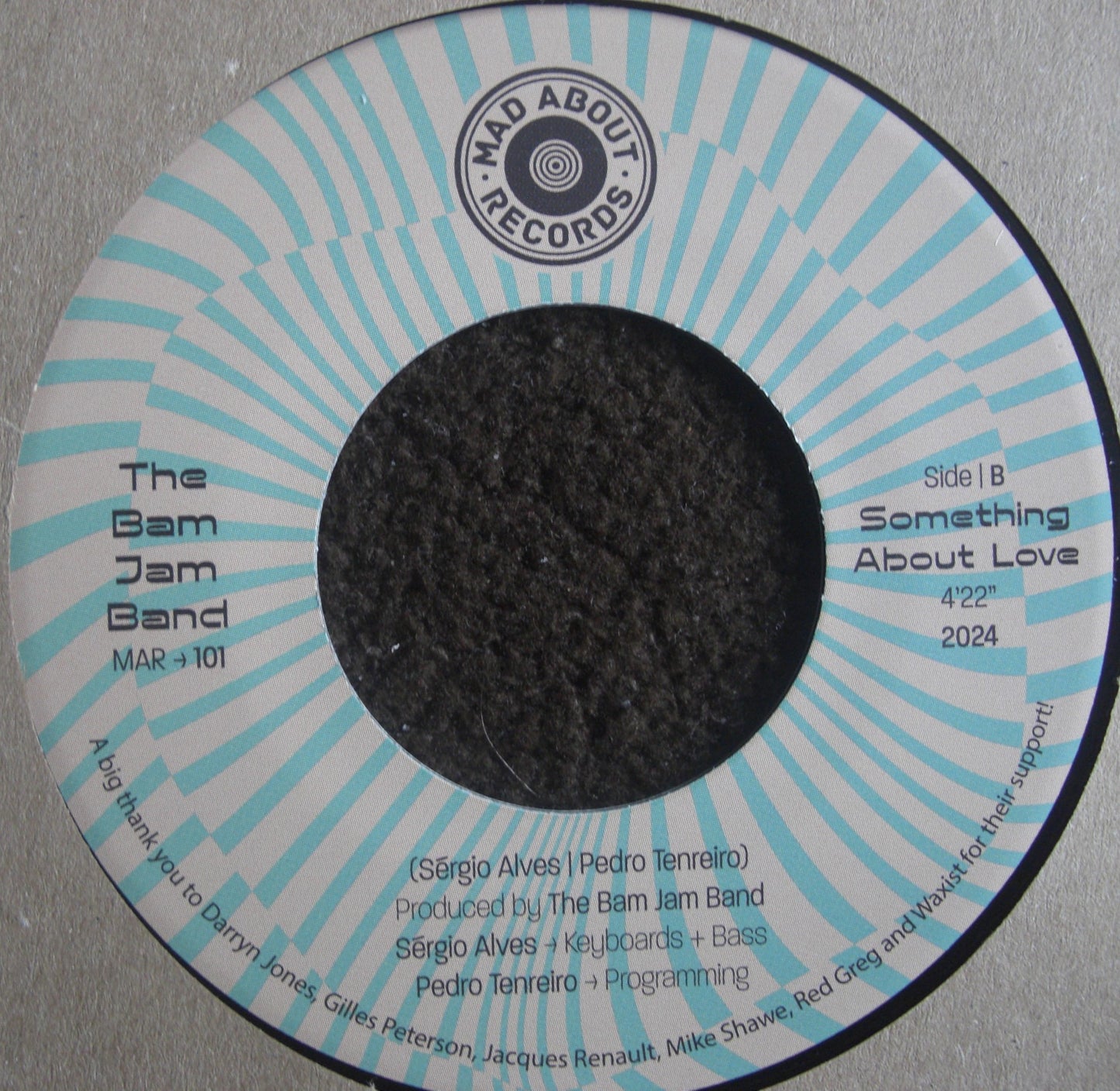 The Bam Jam Band – Keepin' On / Something About Love Vinyl, 7"