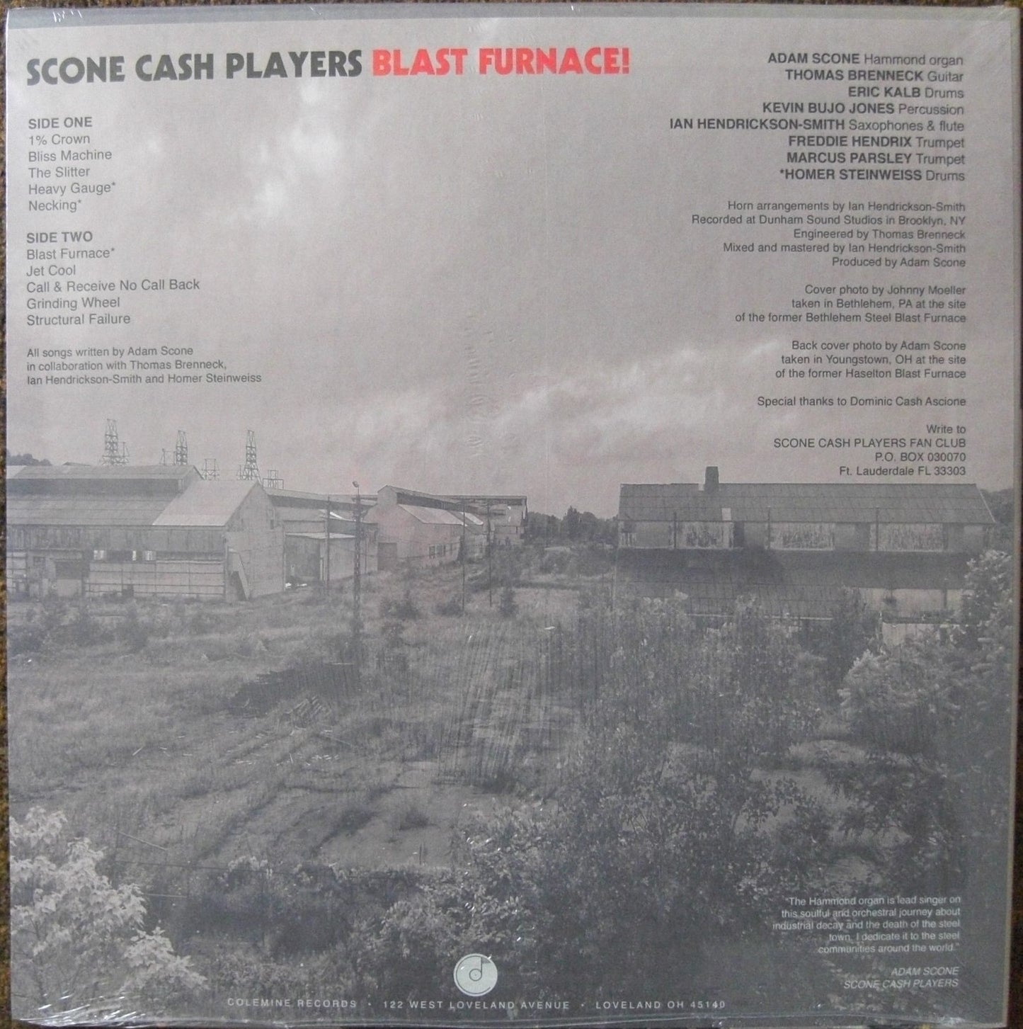 Scone Cash Players – Blast Furnace! Vinyl, LP, Album