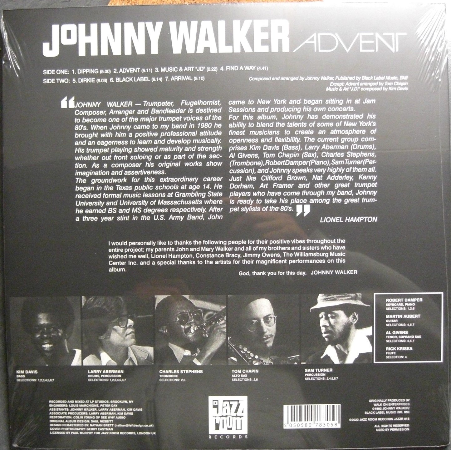Johnny Walker – Advent Vinyl, LP, Album