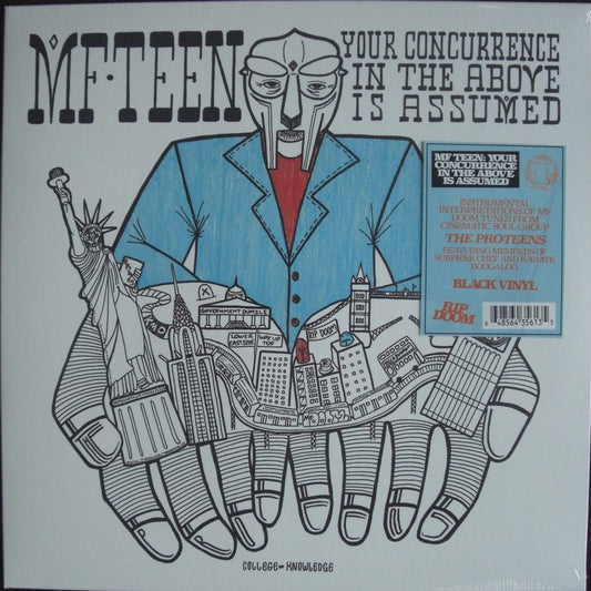 The Pro-Teens - MF TEEN: Your Concurrence In The Above Is Assumed Vinyl, LP, Album black