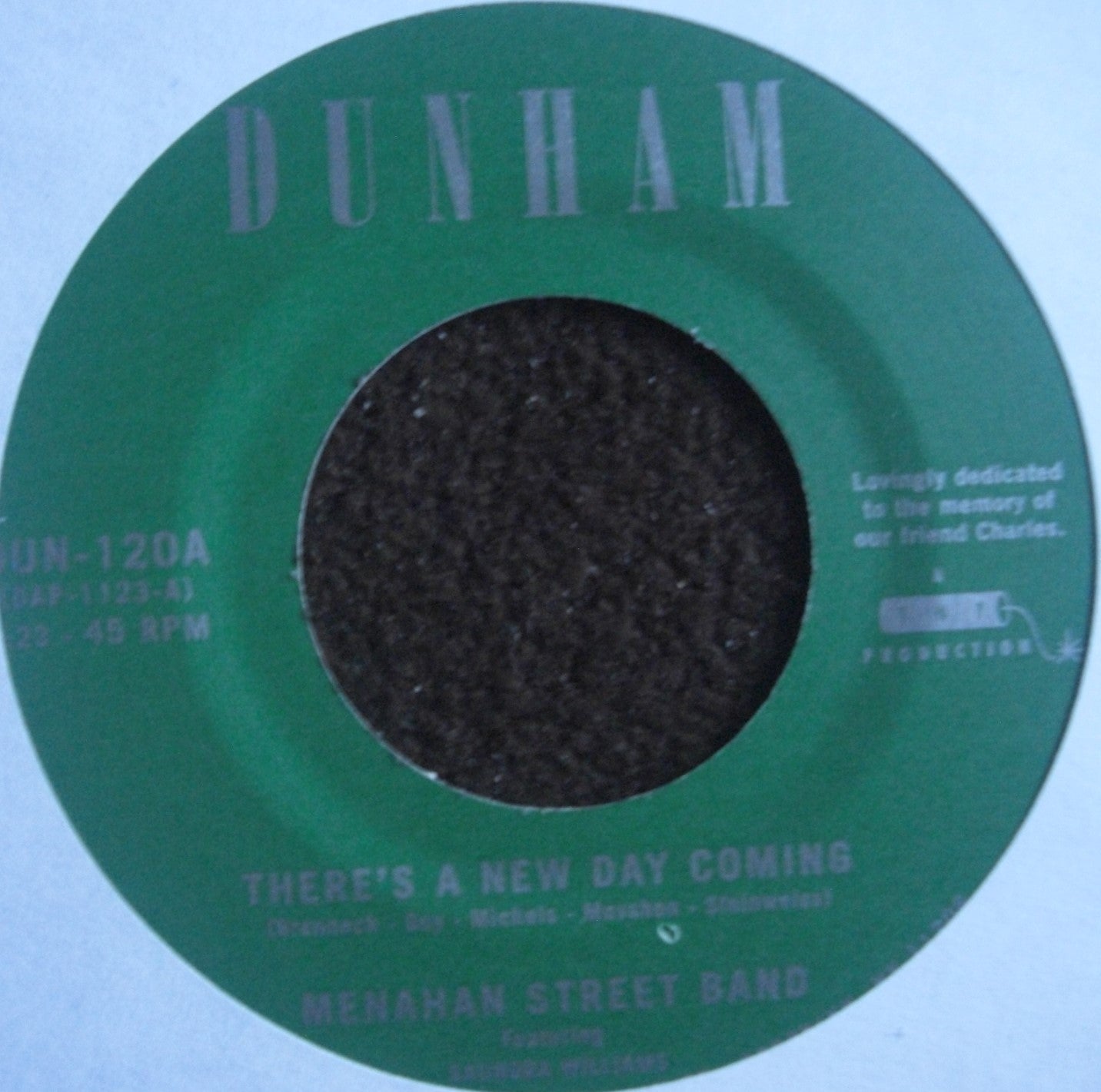 Menahan Street Band – There's a New Day Coming / Tommy Don't Vinyl, 7"