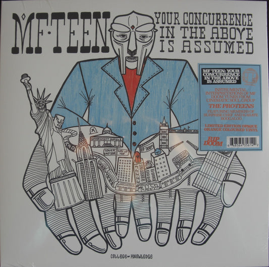 The Pro-Teens - MF TEEN: Your Concurrence In The Above Is Assumed Vinyl, LP, Album orange