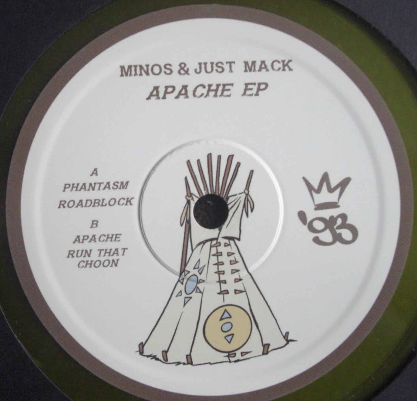 Minos & Just Mack – Apache EP Vinyl, 12" Yellow