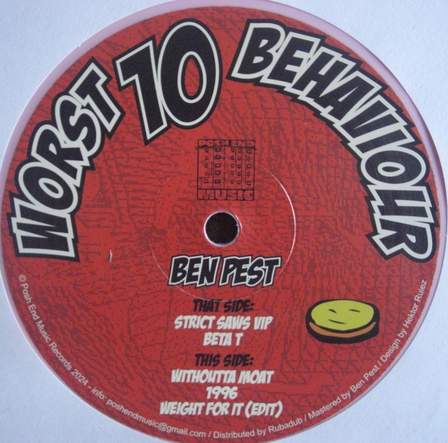 Ben Pest – Worst Behaviour Vinyl, 12", Pink