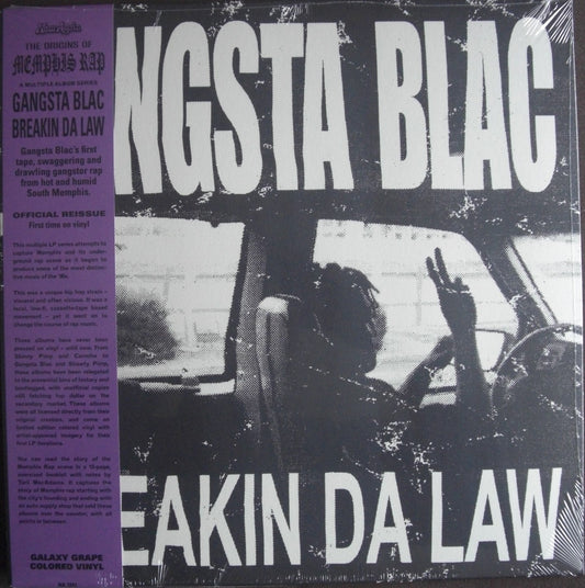 Gangsta Blac – Breaking Da Law Vinyl, LP, Album, Reissue colored