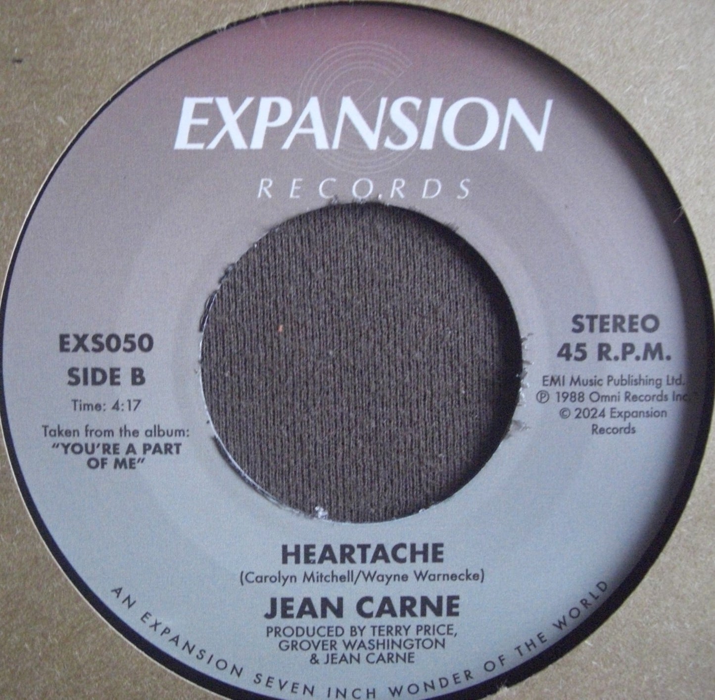Jean Carne - Early Morning Love / Heartache Vinyl, 7"