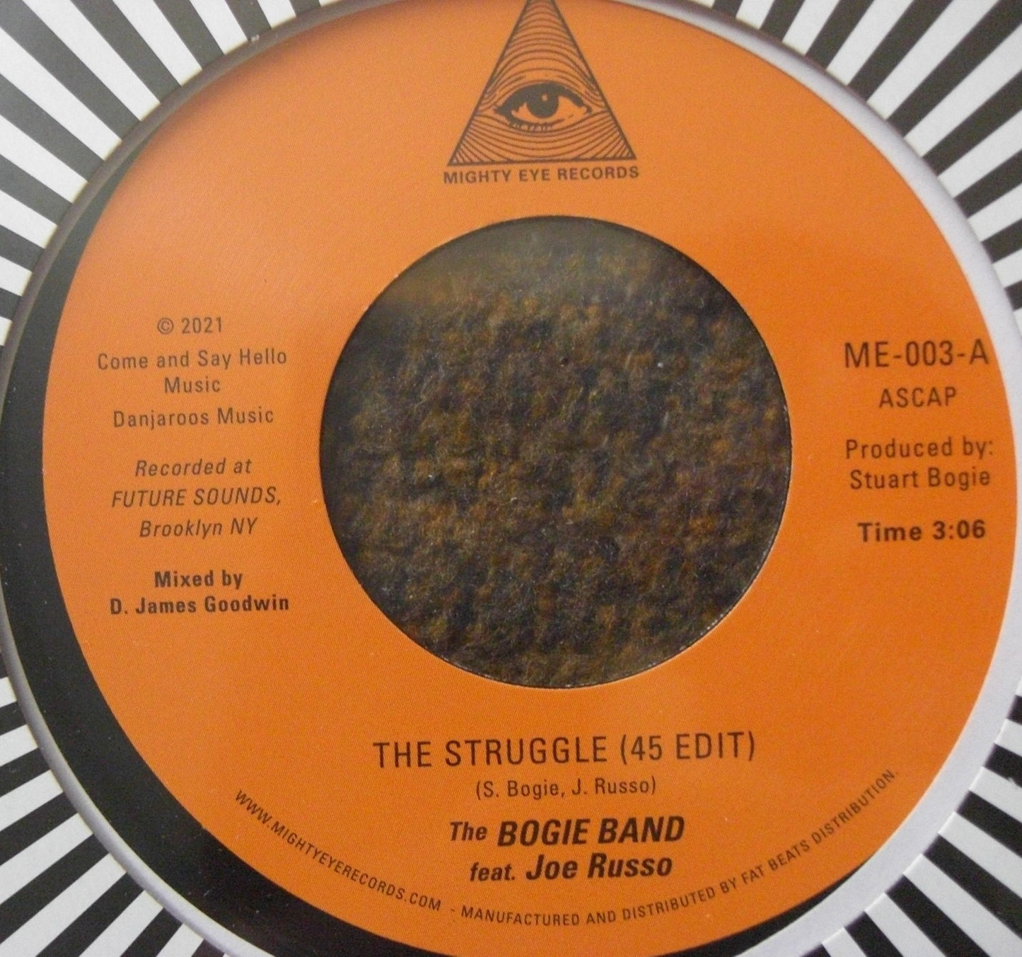The Bogie Band Joe Russo – The Struggle Vinyl, 7"