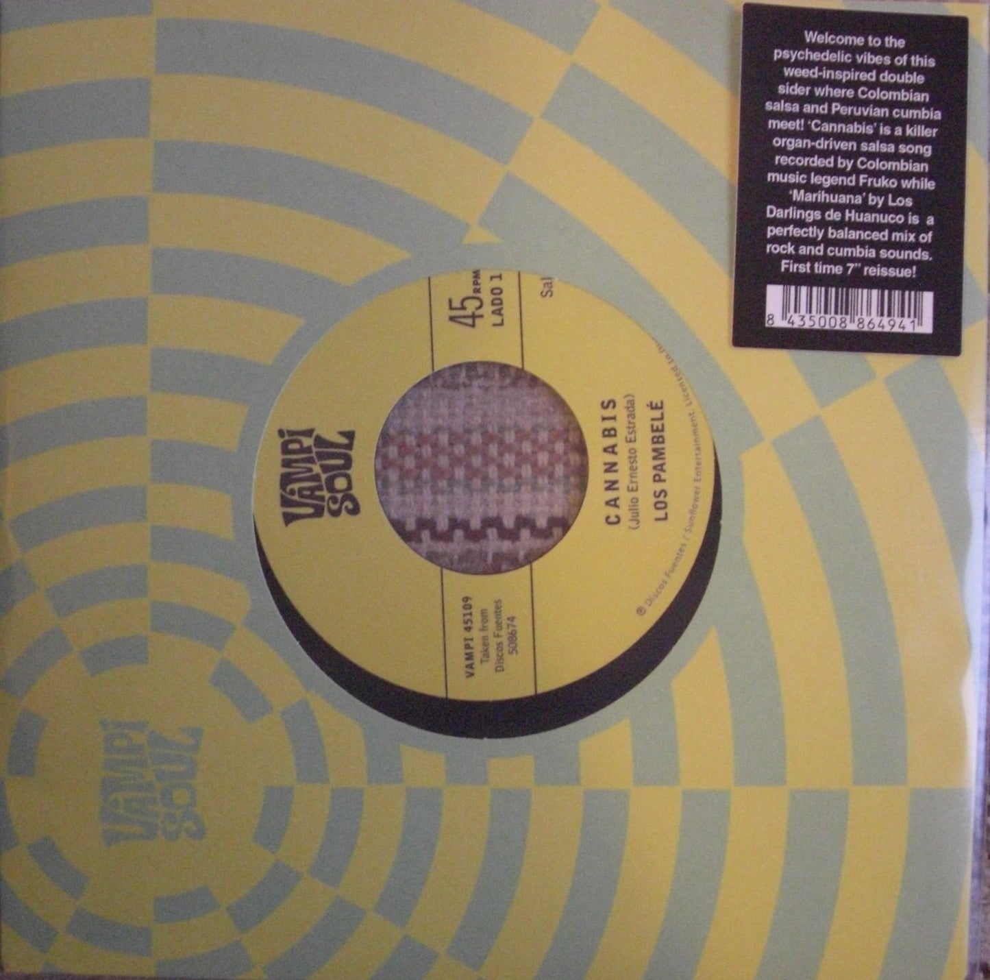 Los Pambele / Los Darlings De Huanuco – Cannabis / Marihuana Vinyl, 7"