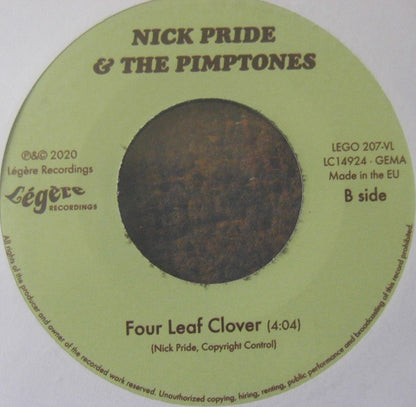 Nick Pride & The Pimptones – Don't Turn Me Loose Vinyl, 7"