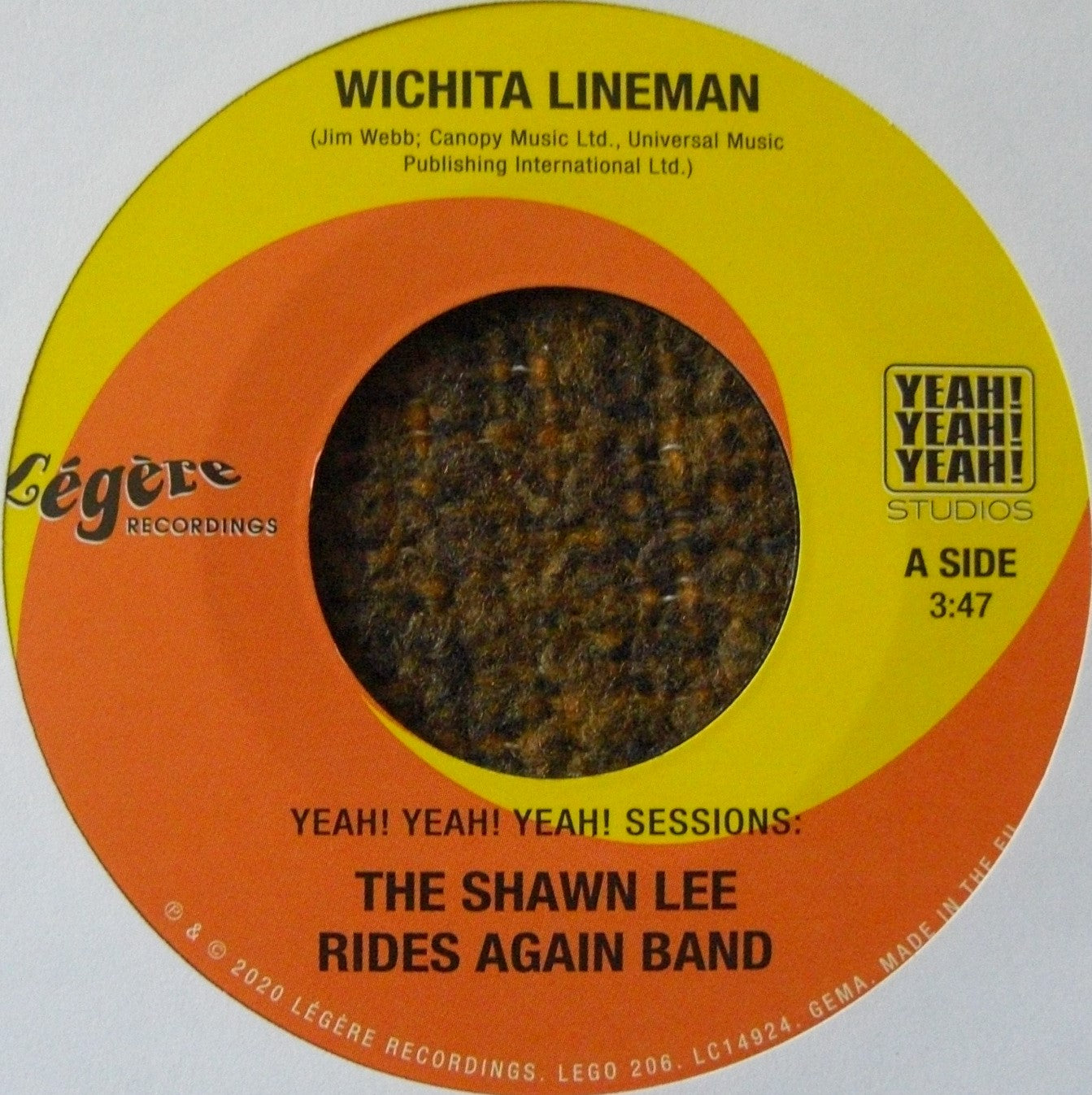 The Shawn Lee Rides Again Band – Yeah! Yeah! Yeah! Sessions 7"