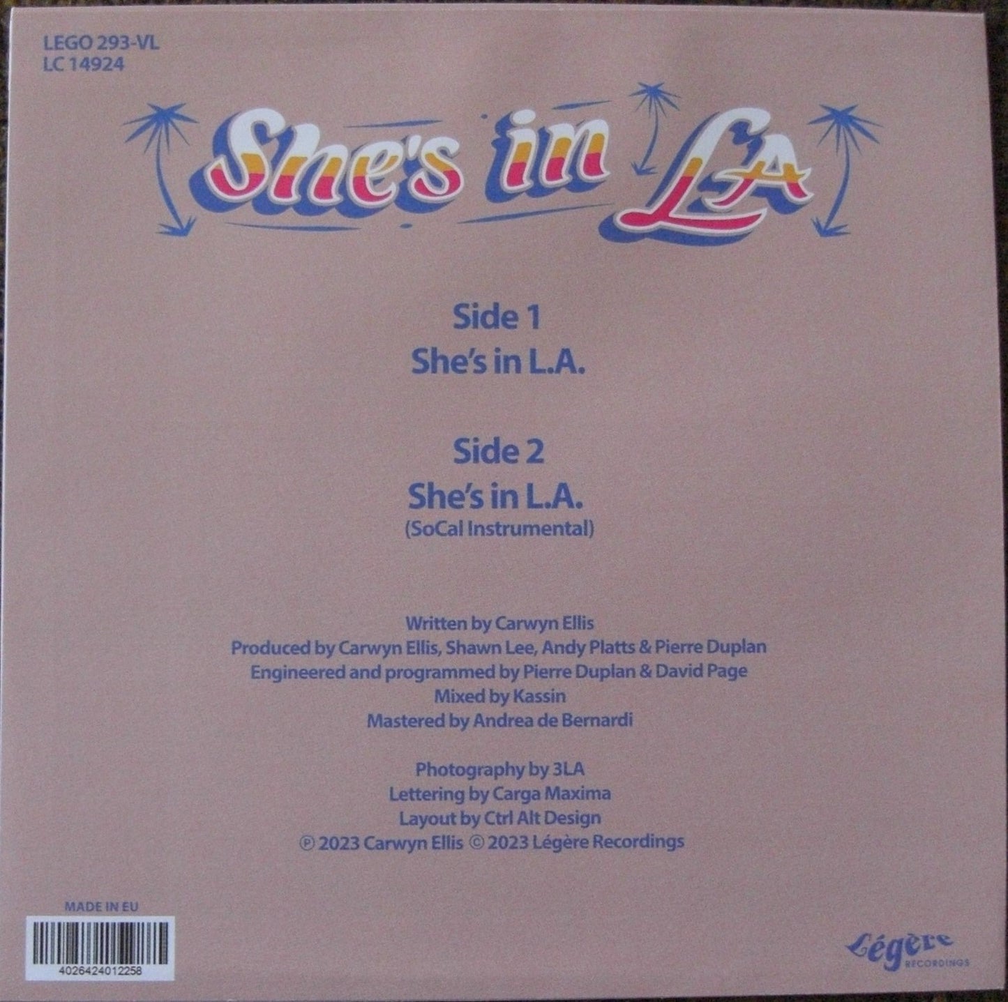 Rio 18 + Young Gun Silver Fox – She´s In L.A. Vinyl, 7"