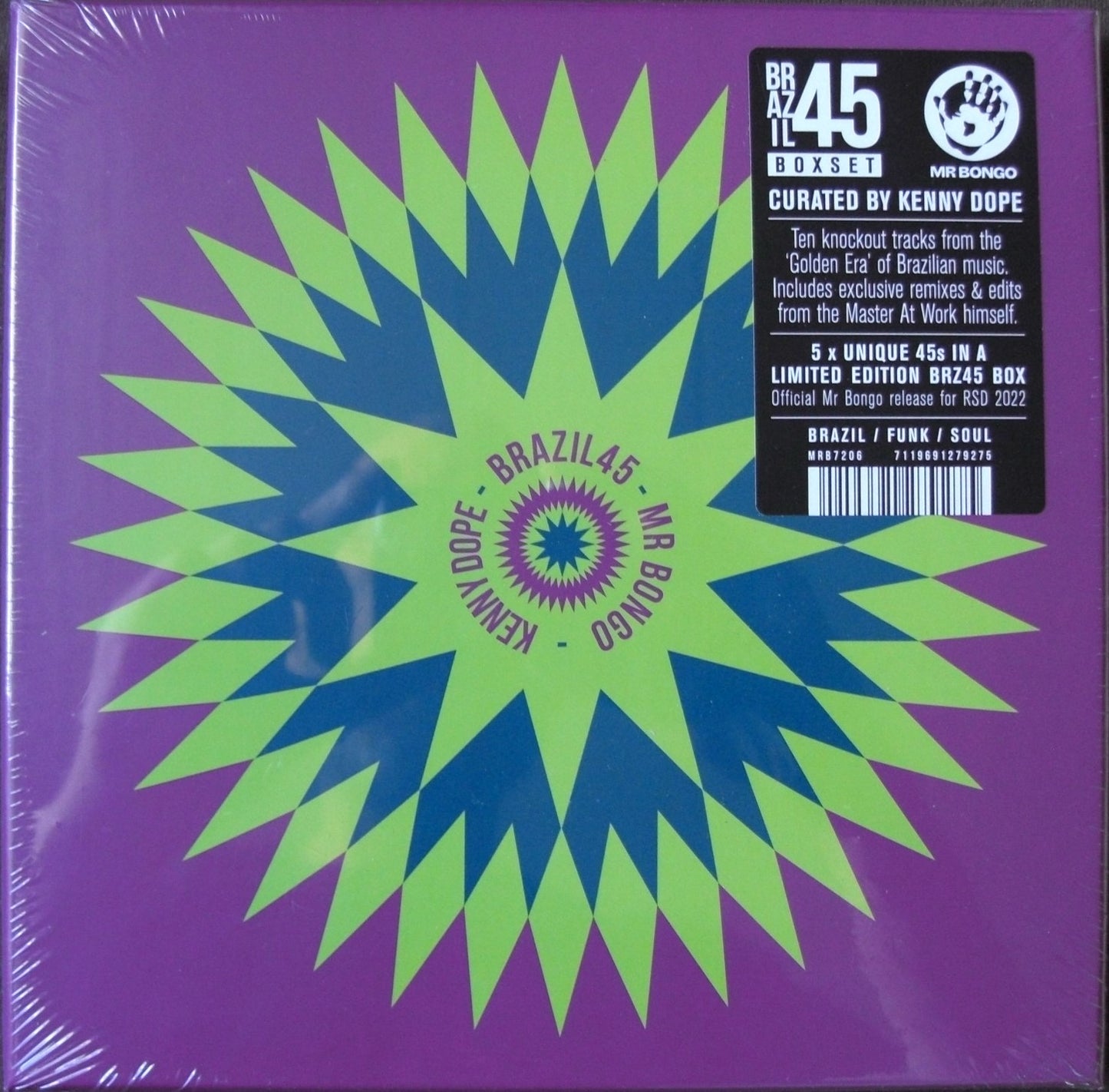 Kenny "Dope" Gonzalez - Brazil45: Mr Bongo x Kenny Dope 5x Vinyl, 7", Box Set, Compilation RSD 2022