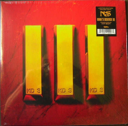 Nas – King's Disease III 2x Vinyl, LP, Album red