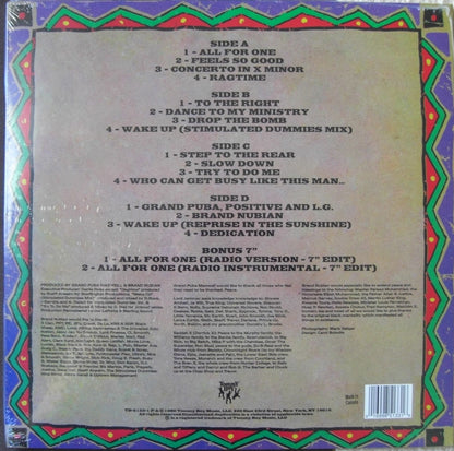 Brand Nubian – One For All 2x Vinyl, LP, Album Limited Edt green/ orange + 7"