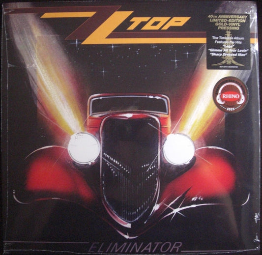 ZZ Top – Eliminator Vinyl, LP, Album, Limited Edition, Reissue Gold