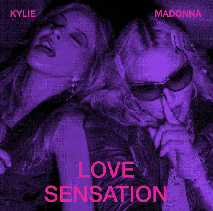 Madonna / Kylie - Love Sensation Vinyl, 7", Single clear