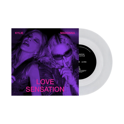 Madonna / Kylie - Love Sensation Vinyl, 7", Single clear