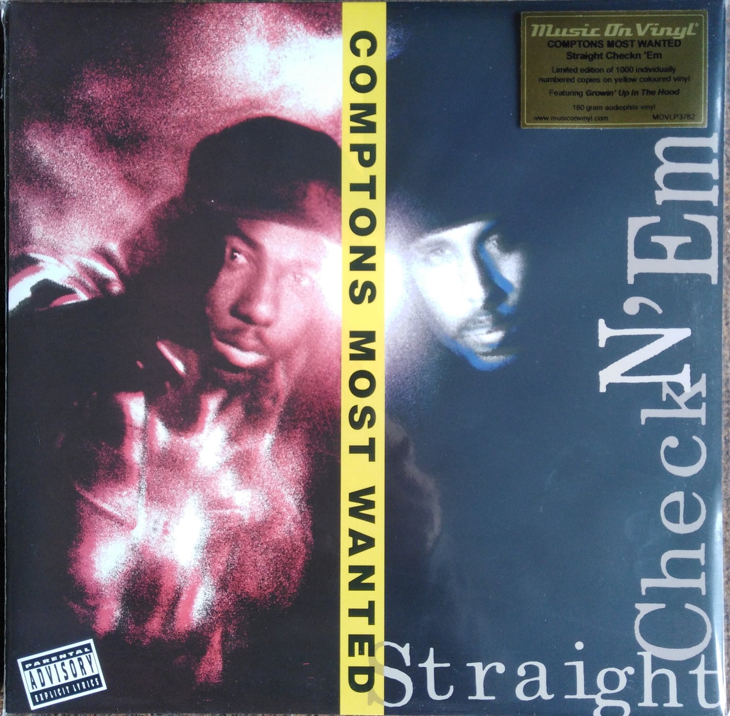 Comptons Most Wanted – Straight Checkn 'Em Vinilo, LP, Álbum, Edición Limitada amarillo