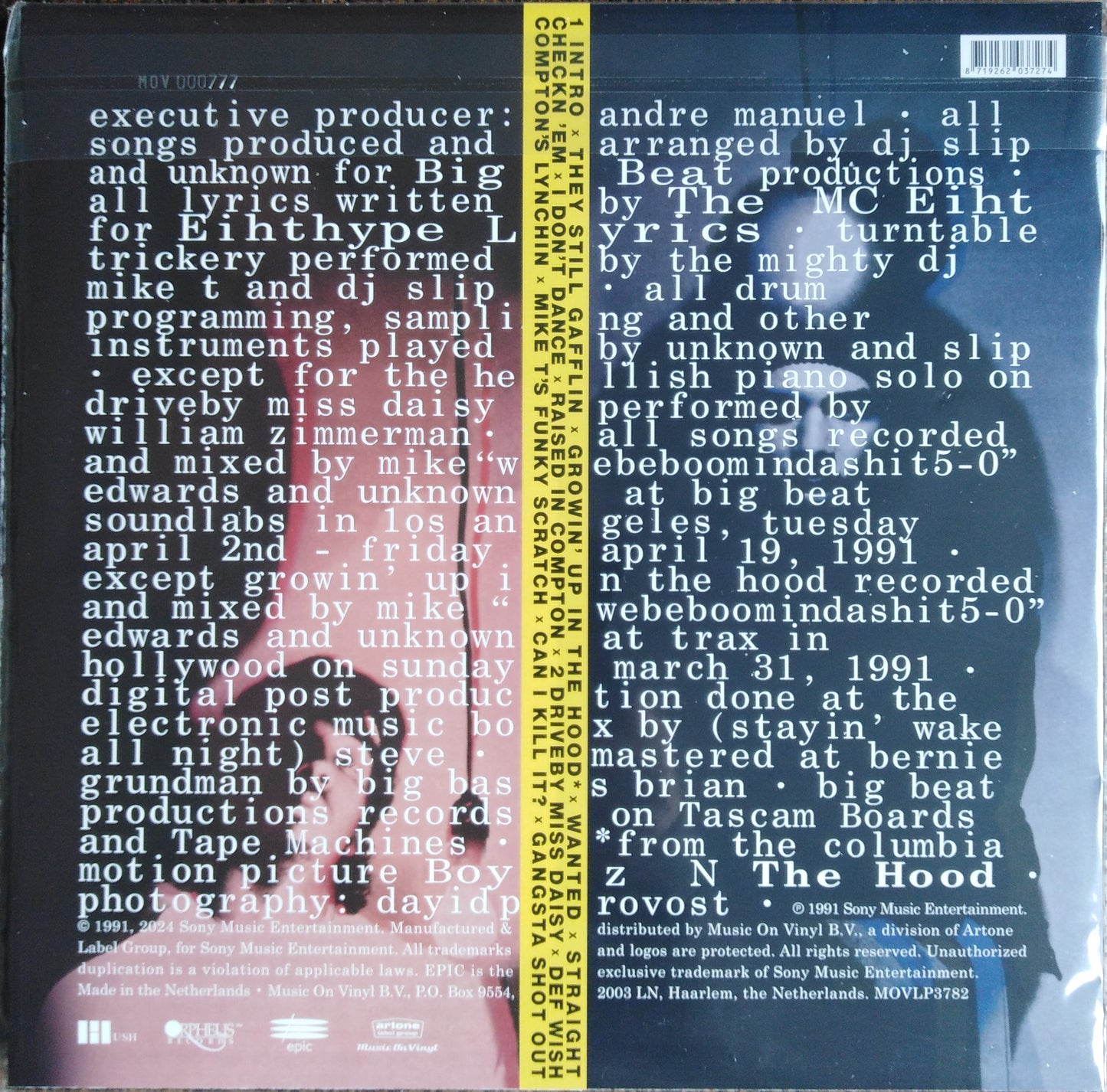 Comptons Most Wanted – Straight Checkn 'Em Vinilo, LP, Álbum, Edición Limitada amarillo