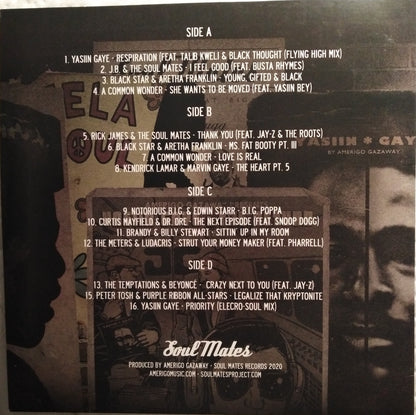 Amerigo Gazaway – Soul Mates: Caras B, Remixes, Rarities: Vol. 3 y 4 Vinilo, 2x LP, Álbum