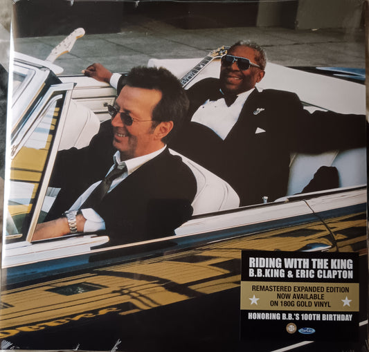 B.B. King & Eric Clapton – Riding With The King 2x Vinyl, LP, Album, Reissue gold