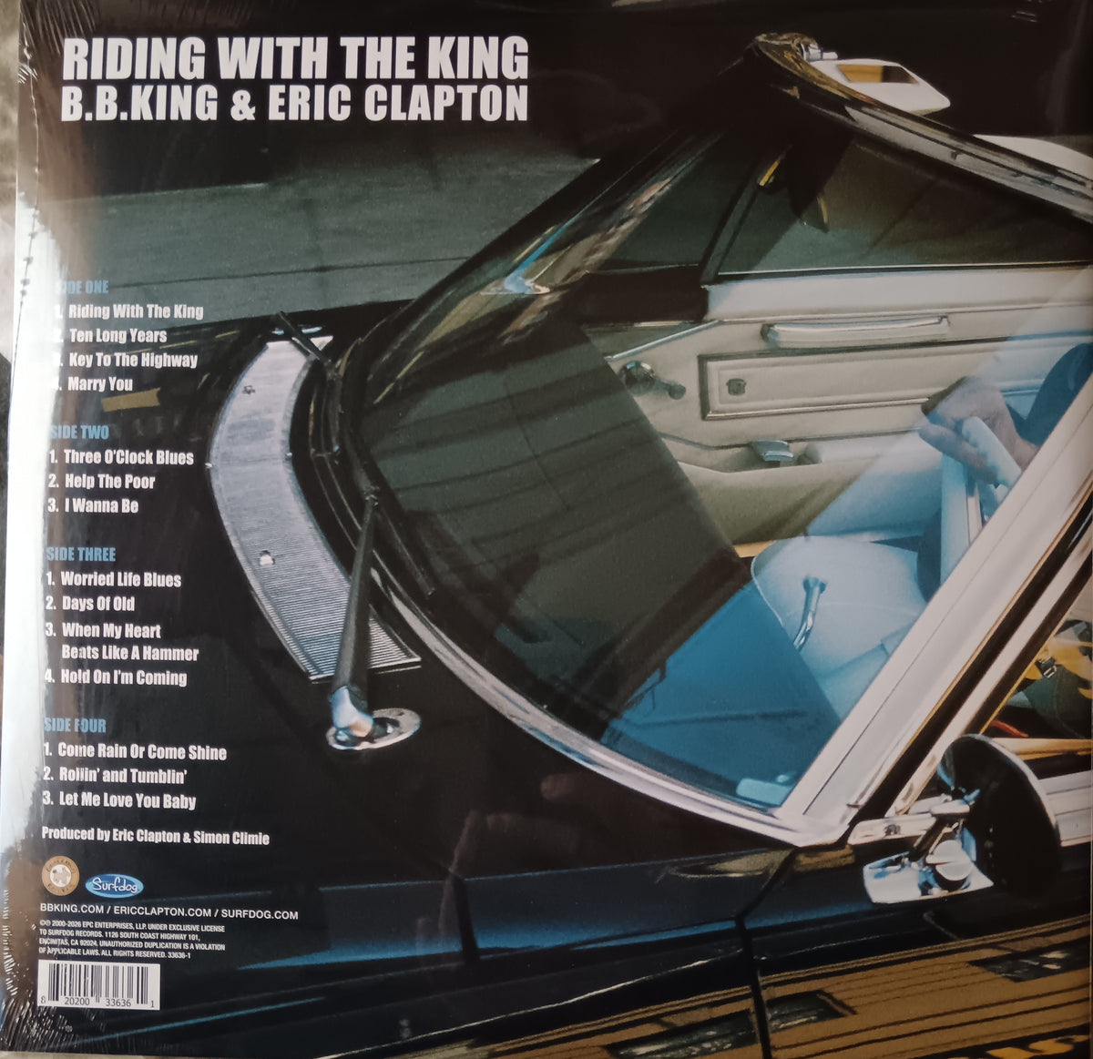 B.B. King & Eric Clapton – Riding With The King 2x Vinyl, LP, Album, Reissue gold